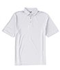 Color:Tradewinds - Image 1 - Short Sleeve Performance Jacquard Polo Shirt