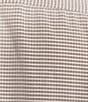 Color:Grey - Image 5 - Short Sleeve Polynosic Dobby Horizontal Stripe Sport Shirt