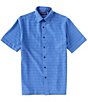 Color:Blue - Image 1 - Short Sleeve Polynosic Sport Shirt