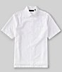 Color:White - Image 1 - Short Sleeve Polynosic Sport Shirt