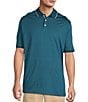 Roundtree & Yorke Short Sleeve Rib Tipped Polo Shirt - Image 5