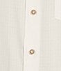 Roundtree & Yorke Short Sleeve Ribstop Solid Sport Shirt, Color:Winter White - Image 4