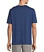 Color:Dark Blue - Image 2 - Short Sleeve Soft Solid Henley Shirt