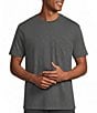 Roundtree & Yorke Short Sleeve Soft Wash Solid Pocket Crew T-Shirt - Image 5