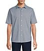 Roundtree & Yorke Short Sleeve Solid Button Front Shirt - Image 1
