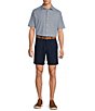 Roundtree & Yorke Short Sleeve Solid Button Front Shirt - Image 3