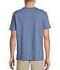 Roundtree & Yorke Solid Cloud Short Sleeve Henley Shirt - Image 6