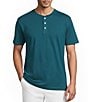 Roundtree & Yorke Short Sleeve Solid Henley Shirt - Image 1