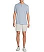 Roundtree & Yorke Solid Cloud Short Sleeve Henley Shirt - Image 3
