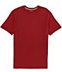 Color:Berry Red - Image 1 - Short Sleeve Solid Knit Sleep Tee