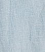 Color:Bright Blue - Image 4 - Short Sleeve Solid Linen Blend Sport Shirt
