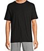 Roundtree & Yorke Short Sleeve Solid Pocket Crew T-Shirt, Color:Black - Image 1