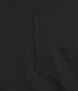 Roundtree & Yorke Short Sleeve Solid Pocket Crew T-Shirt, Color:Black - Image 4