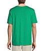 Color:Green Heather - Image 2 - Short Sleeve Solid Pocket Crew T-Shirt