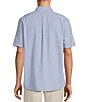 Color:Periwinkle - Image 2 - Short Sleeve Solid Seersucker Sport Shirt