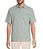 Roundtree & Yorke Short Sleeve Solid Western Polo - Image 1