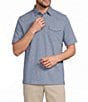 Roundtree & Yorke Short Sleeve Solid Western Polo - Image 5
