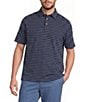 Roundtree & Yorke Short Sleeve Stripe Polo - Image 5