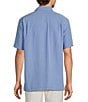 Roundtree & Yorke Short Sleeve Textured Solid Sport Shirt - Image 6
