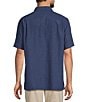 Roundtree & Yorke Short Sleeve Textured Solid Sport Shirt - Image 2