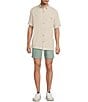 Roundtree & Yorke Short Sleeve Textured Solid Sport Shirt - Image 3