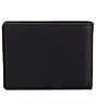 Color:Black - Image 2 - Slim Nappa Leather Winged Bifold Wallet