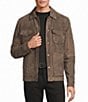 Roundtree & Yorke Snap Button Leather Jacket - Image 1