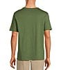 Color:Army Green - Image 2 - Soft Washed Short Sleeve V-Neck T-Shirt