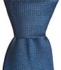 Roundtree & Yorke Solid 3 1/8#double; Traditional Woven Silk Tie - Image 1