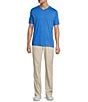 Roundtree & Yorke Solid Cloud Short Sleeve V-Neck T-Shirt - Image 3