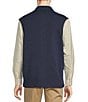 Color:Blue Heather - Image 3 - Solid Reversible Zip Vest