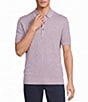 Roundtree & Yorke Solid Soft Knit Polo Sweater - Image 1