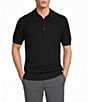 Roundtree & Yorke Solid Soft Knit Polo Sweater - Image 1