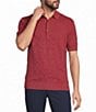 Roundtree & Yorke Solid Soft Knit Polo Sweater - Image 5