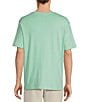 Color:Aqua Green - Image 2 - Solid Soft Washed Short Sleeve Crew Neck T-Shirt