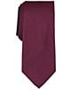 Color:Burgundy - Image 1 - Solid Textured 2 3/4#double; Silk Tie