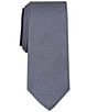 Color:Grey - Image 1 - Solid Textured 2 3/4#double; Silk Tie