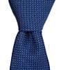Color:Blue - Image 1 - Solid Textured 2 3/4#double; Silk Tie