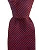 Color:Burgundy - Image 1 - Solid Textured 2 3/4#double; Woven Tie