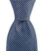 Color:Blue - Image 1 - Solid Textured 2 3/4#double; Woven Tie