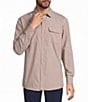 Roundtree & Yorke Solid Textured Sport Shirt - Image 5