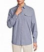 Roundtree & Yorke Solid Textured Sport Shirt - Image 1