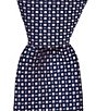 Roundtree & Yorke Square Geo Nonsolid Silk Traditional Tie - Image 2