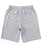 Color:Deep Blue - Image 2 - Striped Knit 9#double; Inseam Lounge Shorts