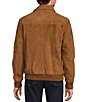 Roundtree & Yorke Suede Finish Leather Bomber Jacket - Image 2
