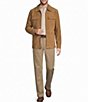 Roundtree & Yorke Suede Full Zip Shirt Jacket - Image 3