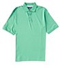 Color:Deep Grass Green - Image 1 - Supima Short Sleeve Solid Polo Shirt