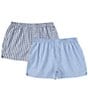 Color:Blue Assorted - Image 1 - Assorted Tailored Boxers 2-Pack