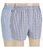 Color:Blue Assorted - Image 2 - Assorted Tailored Boxers 2-Pack