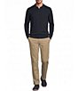 Roundtree & Yorke Textured Johnny Collar Sweater - Image 3